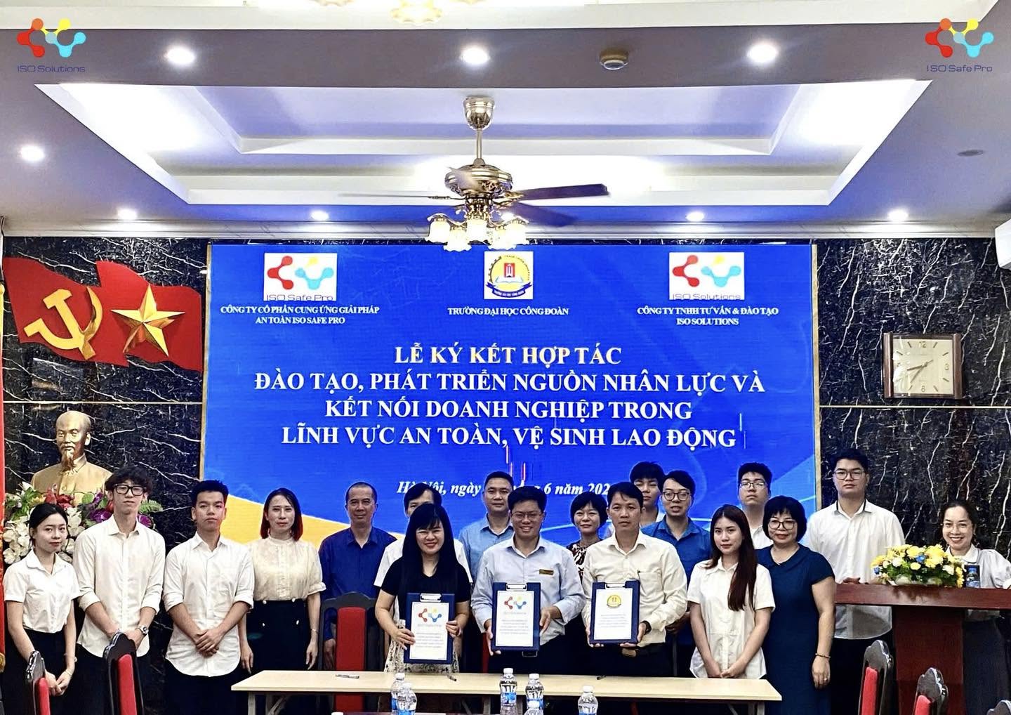 ISO SOLUTIONS & ISO SAFE PRO CHÍNH THỨC KÝ KẾT HỢP TÁC CHIẾN LƯỢC CÙNG TRƯỜNG ĐẠI HỌC CÔNG ĐOÀN 