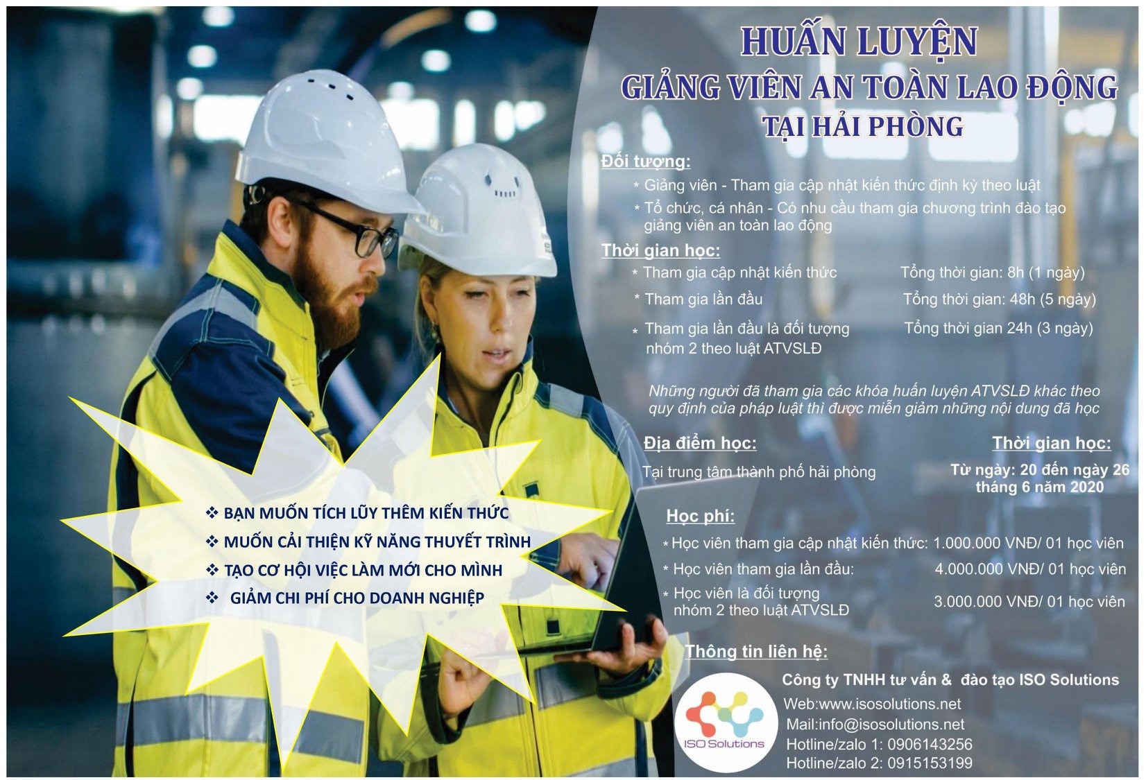 ISO Solutions_Information on training course for occupational safety trainers
