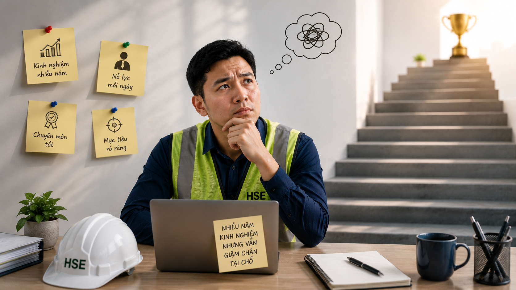 LÀM HSE NHIỀU NĂM NHƯNG VẪN CHƯA ĐƯỢC THĂNG TIẾN? CÓ THỂ BẠN ĐANG THIẾU NHỮNG KỸ NĂNG DOANH NGHIỆP THỰC SỰ CẦN