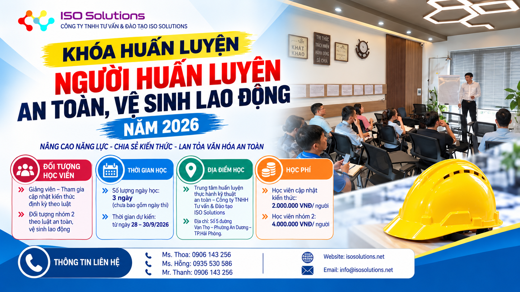 NHÂN VIÊN AN TOÀN MUỐN TRỞ THÀNH GIẢNG VIÊN HUẤN LUYỆN AN TOÀN HAY GIẢNG VIÊN HUẤN LUYỆN MUỐN CẬP NHẬT KIẾN THỨC PHẢI BẮT ĐẦU TỪ ĐÂU?