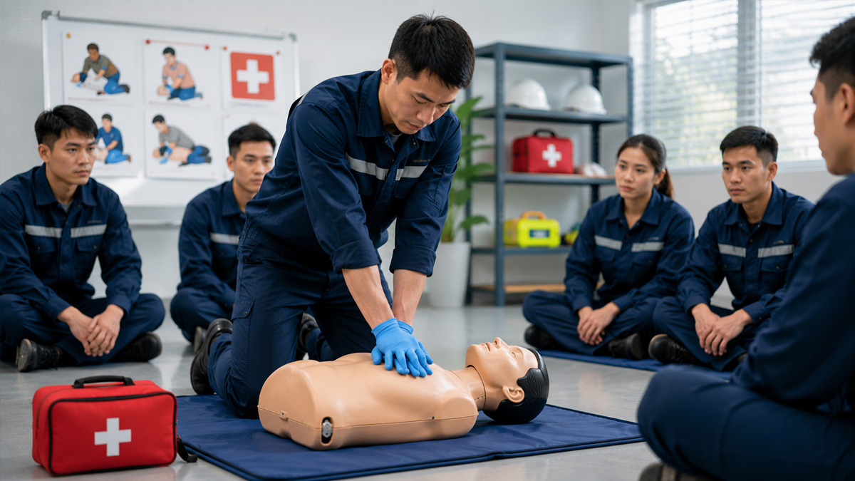 First aid training