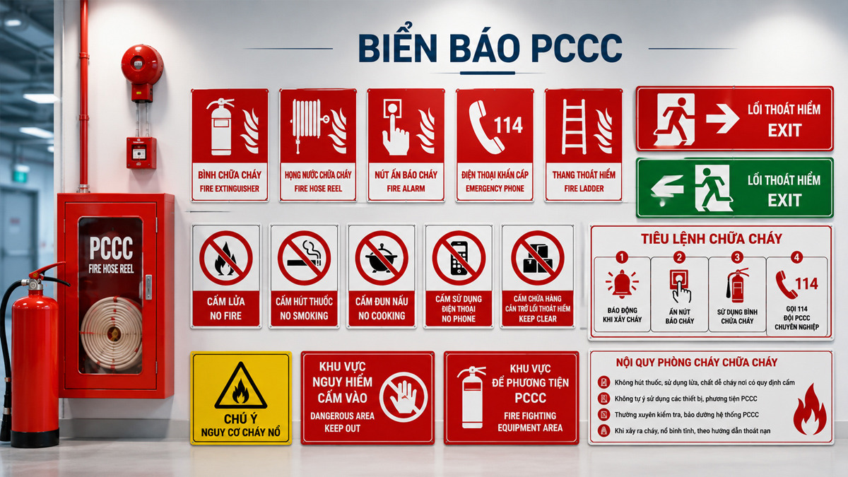 Fire Safety Signage Design