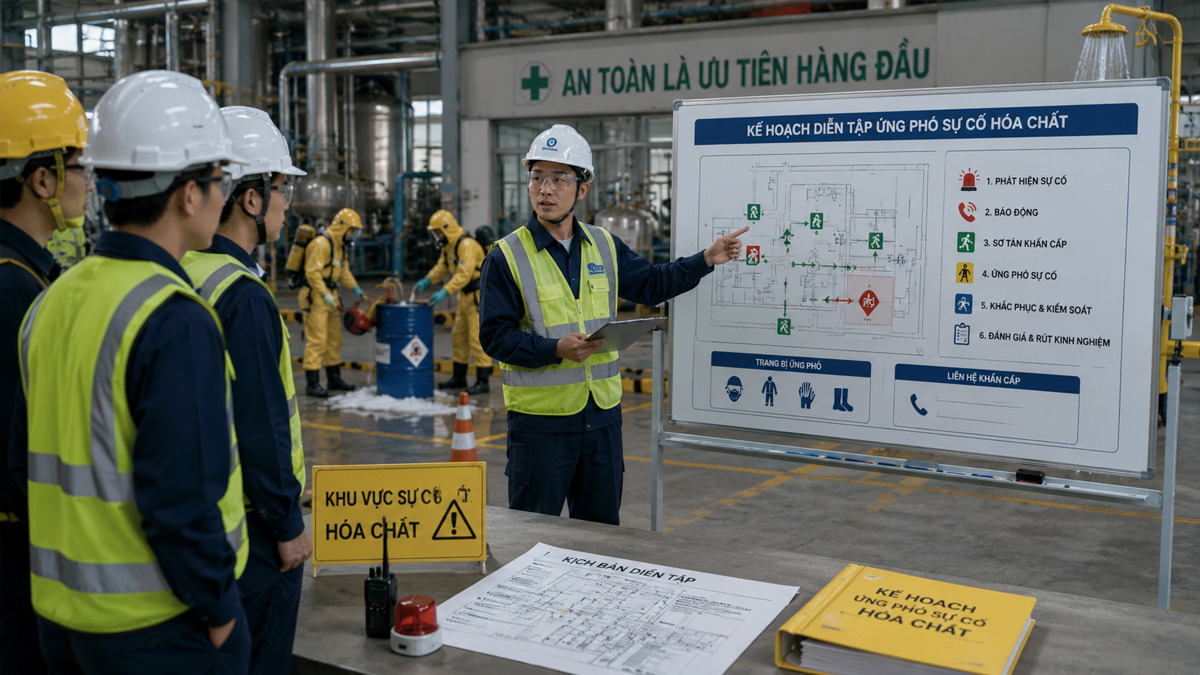 Consulting on chemical incident response drills