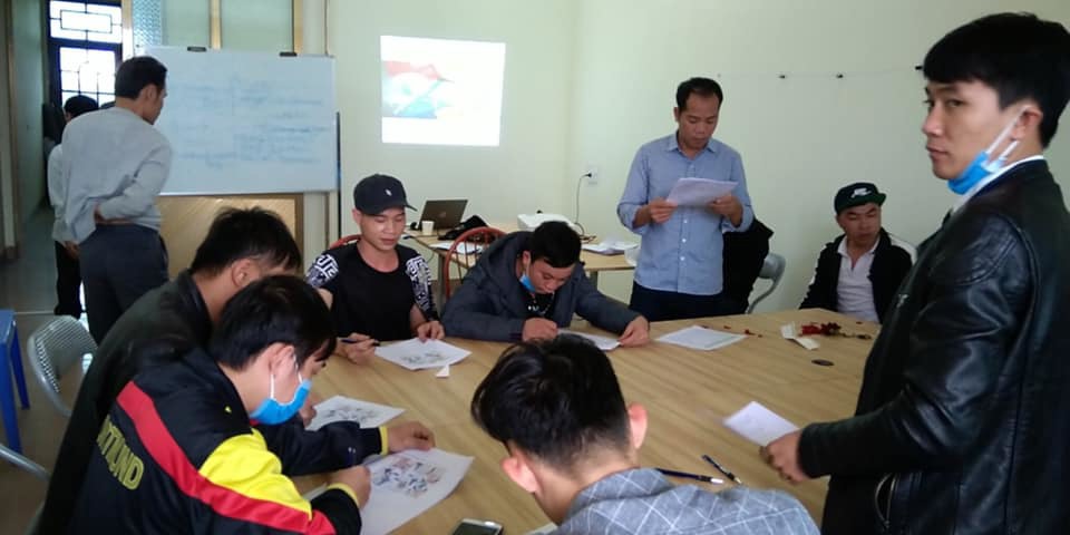 Occupational safety training at Hai Nam Construction Development Joint Stock Company