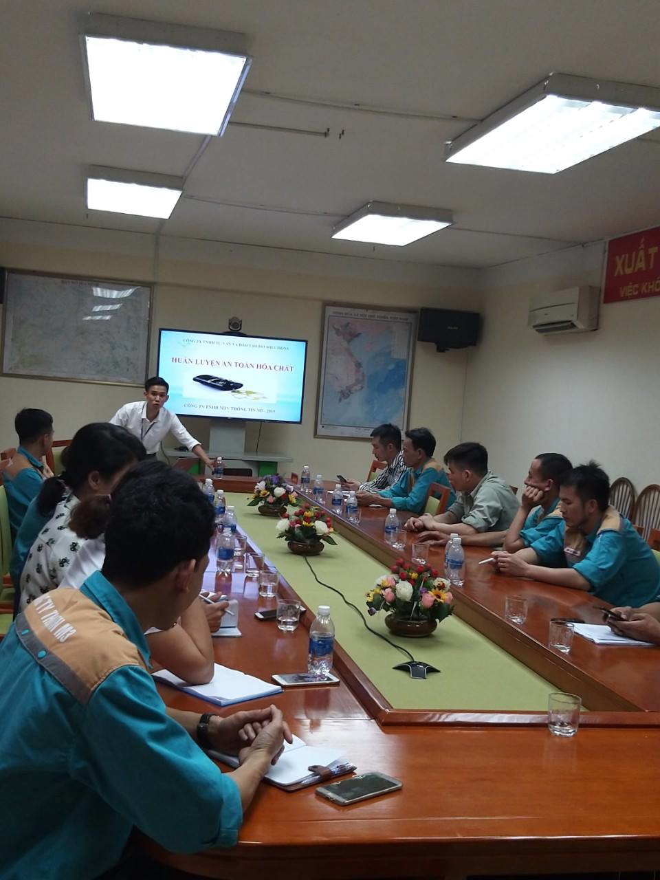 Occupational safety and health training at Viettel Corporation- M3 Information Company